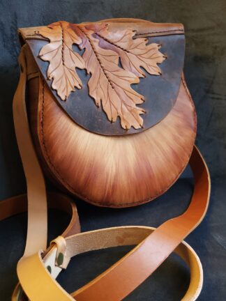 Mini torebka - jesienny wzór