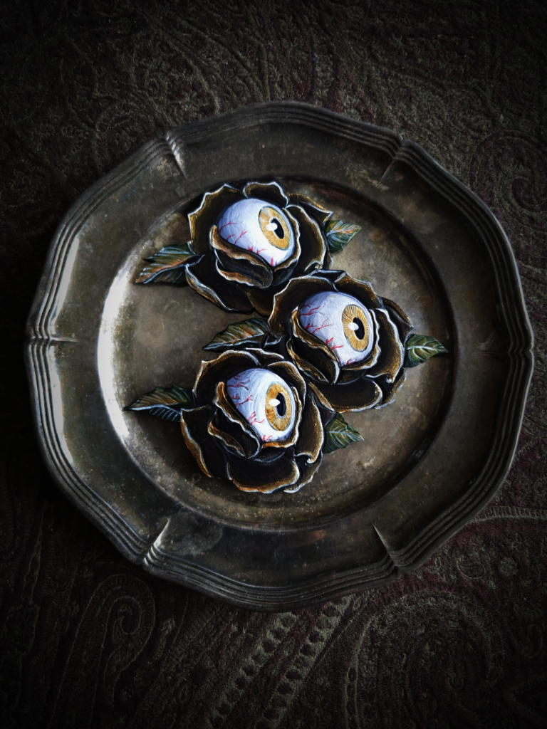I see you - Golden Eye - zapięcie metalowe