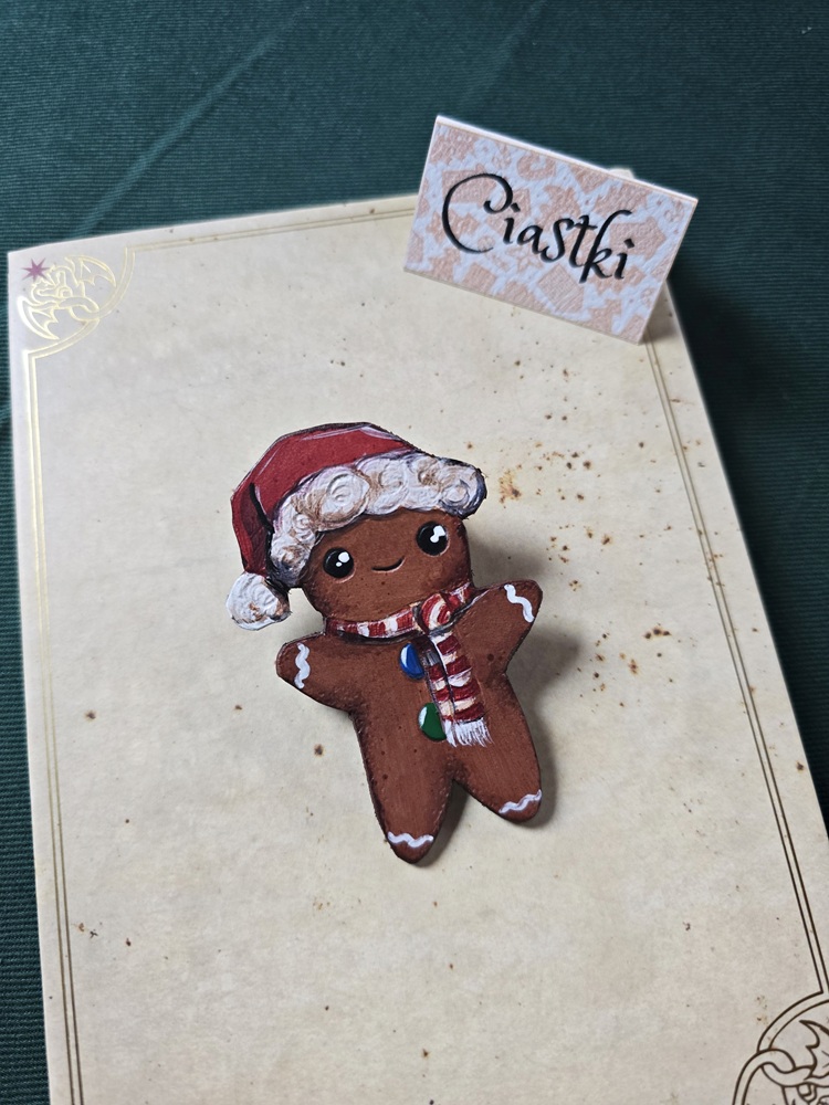 Broszka - Ciastki - Piernikowe ludziki - obrazek 4