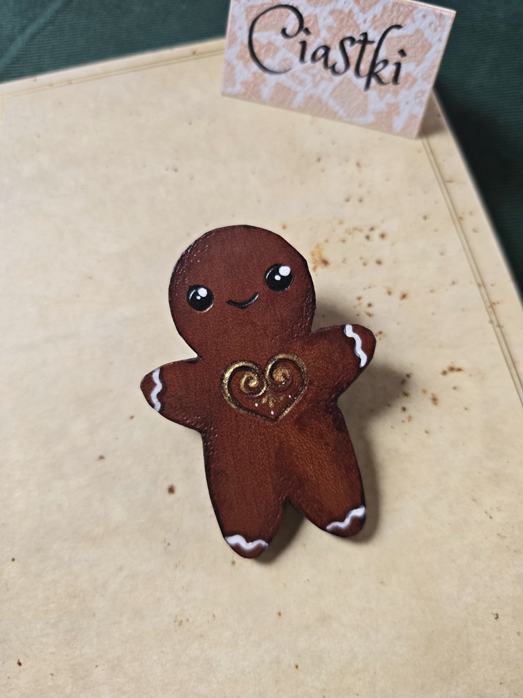 Broszka - Ciastki - Piernikowe ludziki - obrazek 6