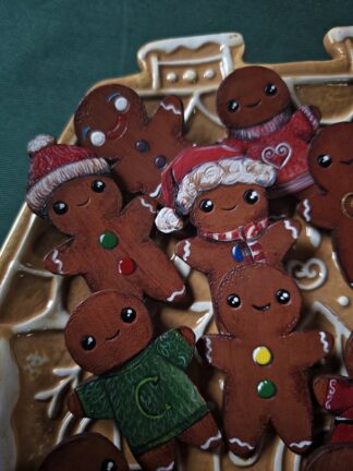 Broszka - Ciastki - Piernikowe ludziki