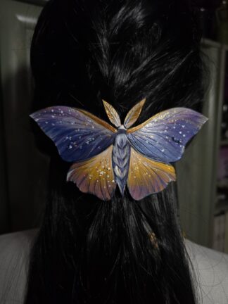 Fioletowa ciemka 2.0 - wersja freehand - zapięcie metalowe