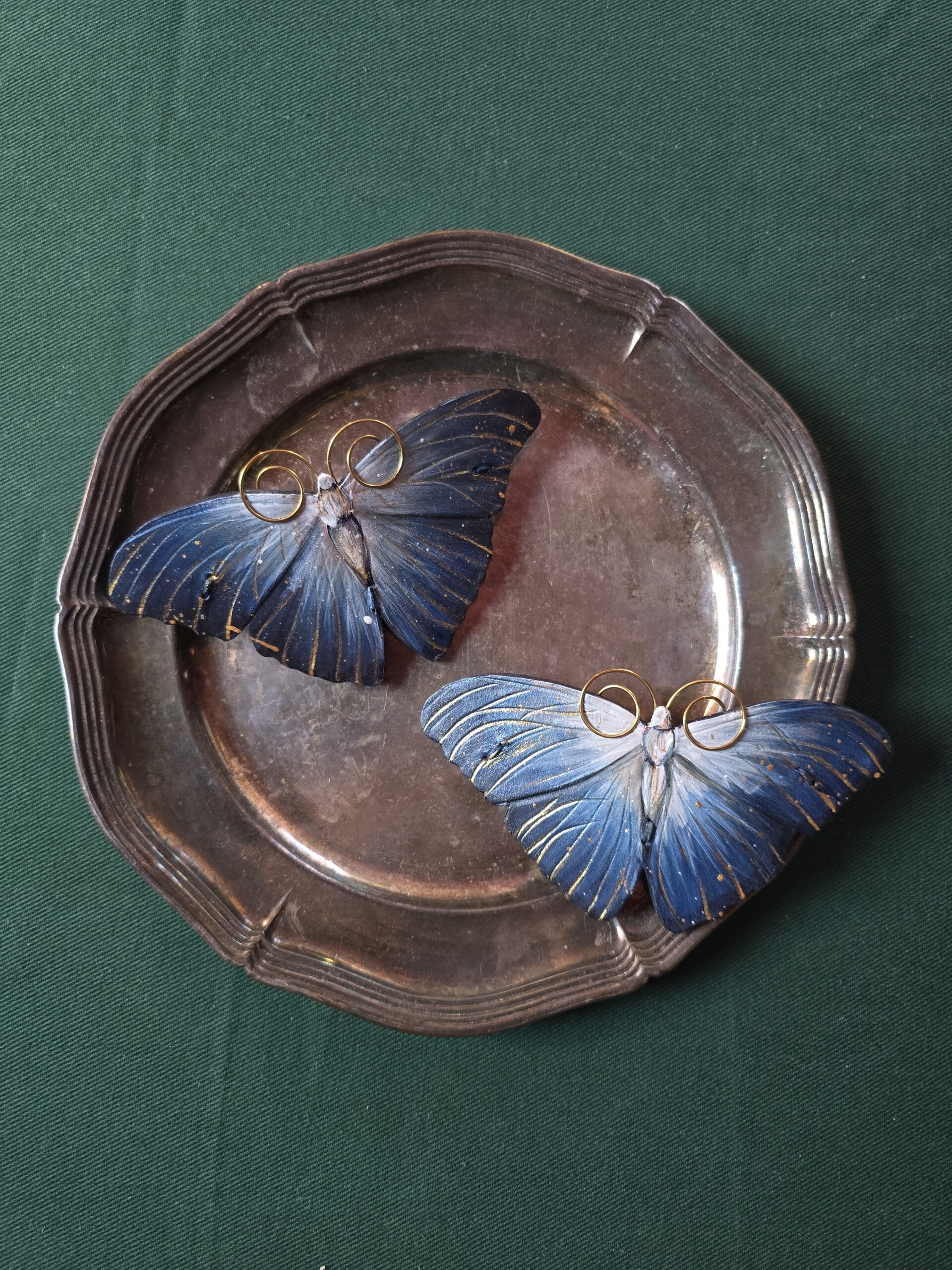 Niebieska ciemka 1.0 - wersja freehand - zapięcie metalowe - obrazek 4