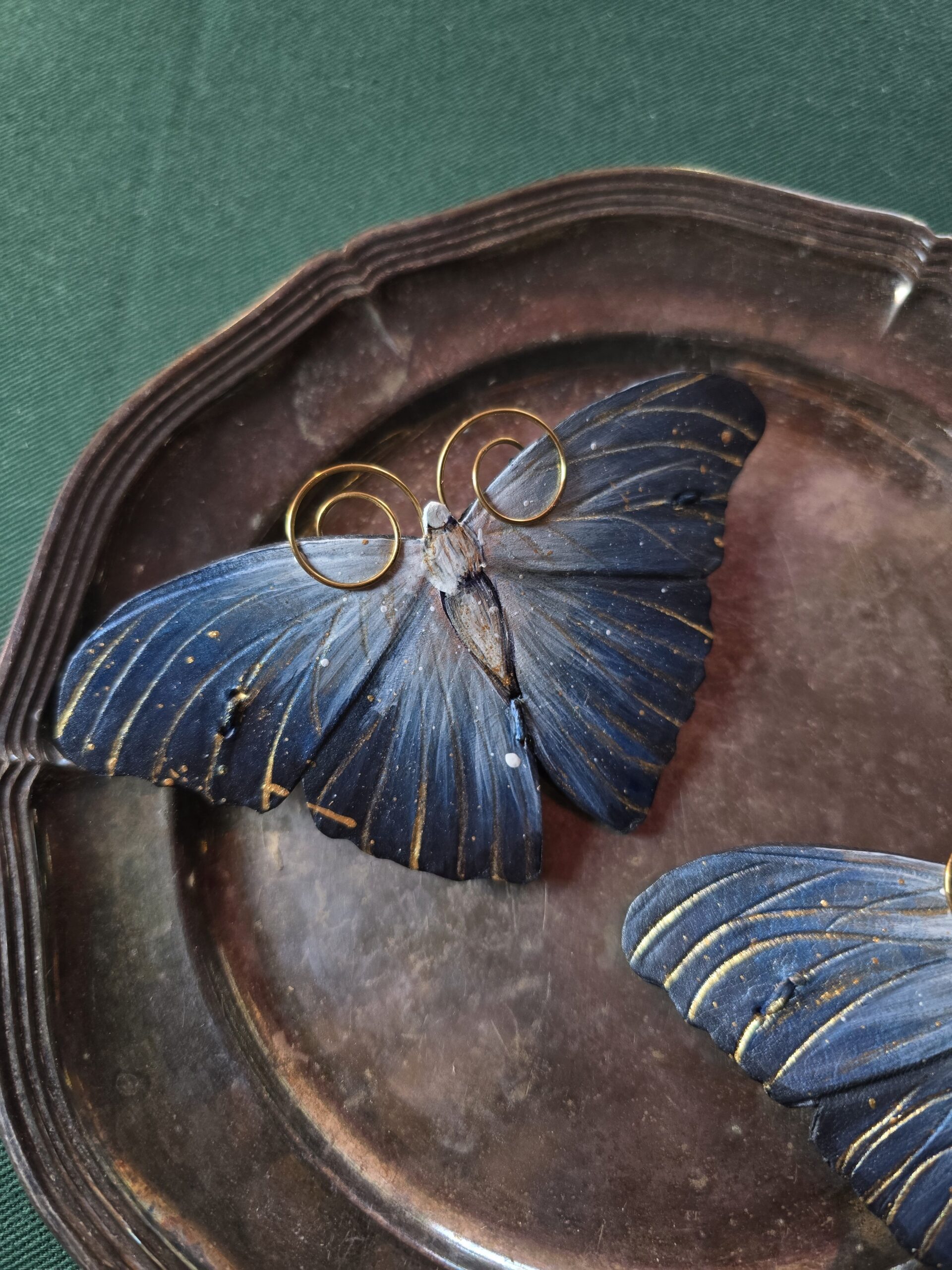 Niebieska ciemka 1.0 - wersja freehand - zapięcie metalowe - obrazek 5