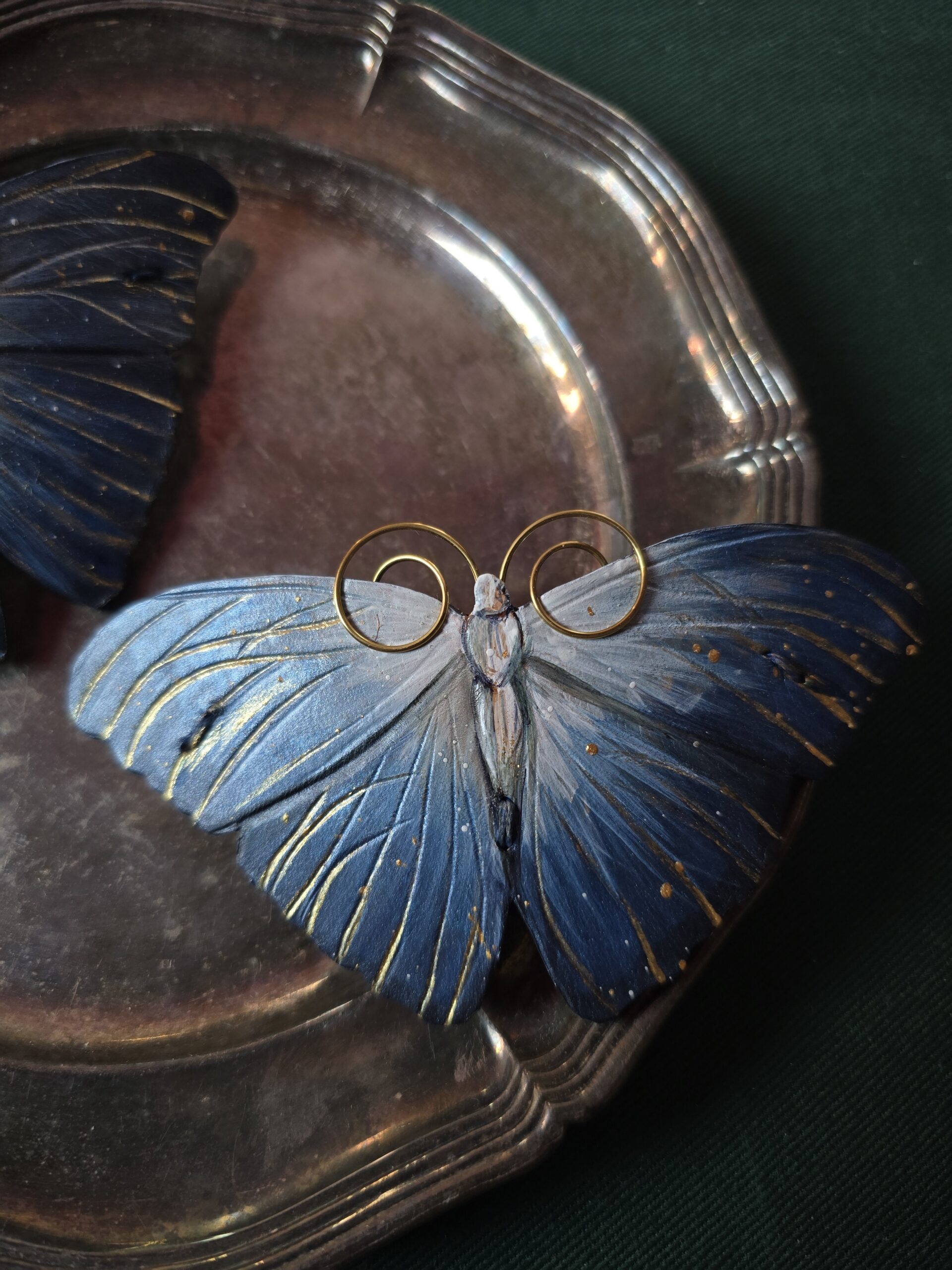 Niebieska ciemka 1.0 - wersja freehand - zapięcie metalowe - obrazek 6