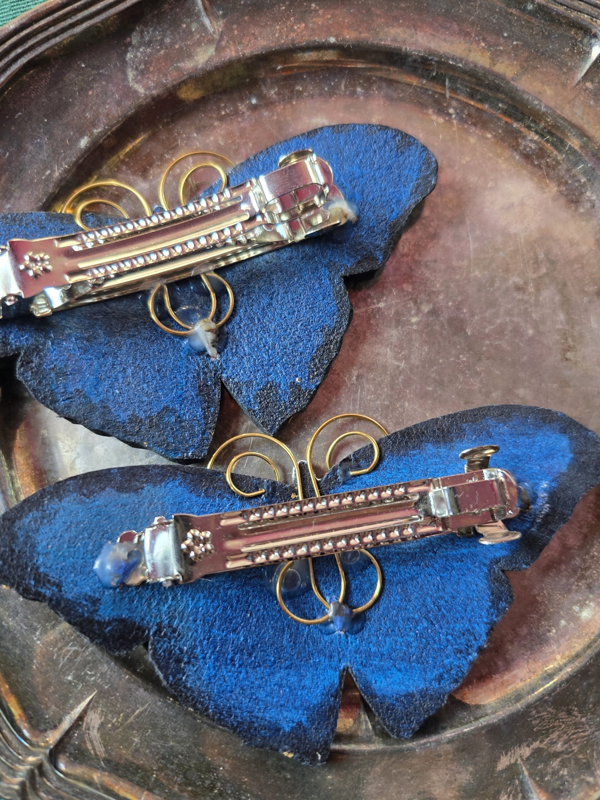 Niebieska ciemka 1.0 - wersja freehand - zapięcie metalowe - obrazek 7