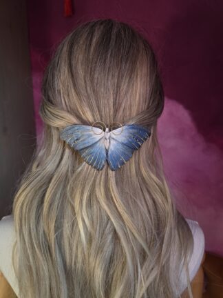 Niebieska ciemka 1.0 - wersja freehand - zapięcie metalowe