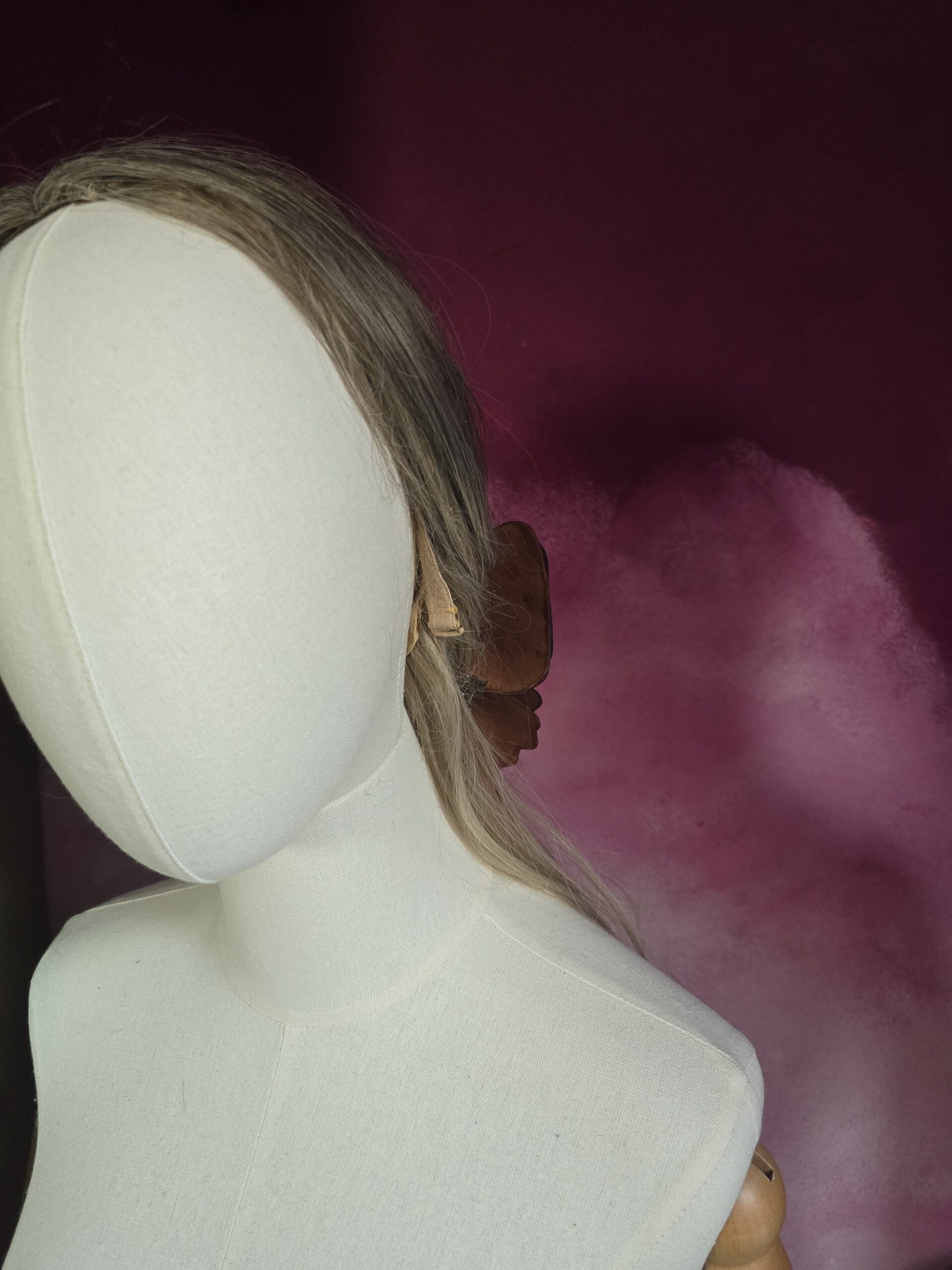 Monarcha złocisty - zapięcie metalowe - kokardy - pierwsza próba - obrazek 3