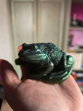 Mydło zdobione - Ropucha - glicerynowe - las o poranku