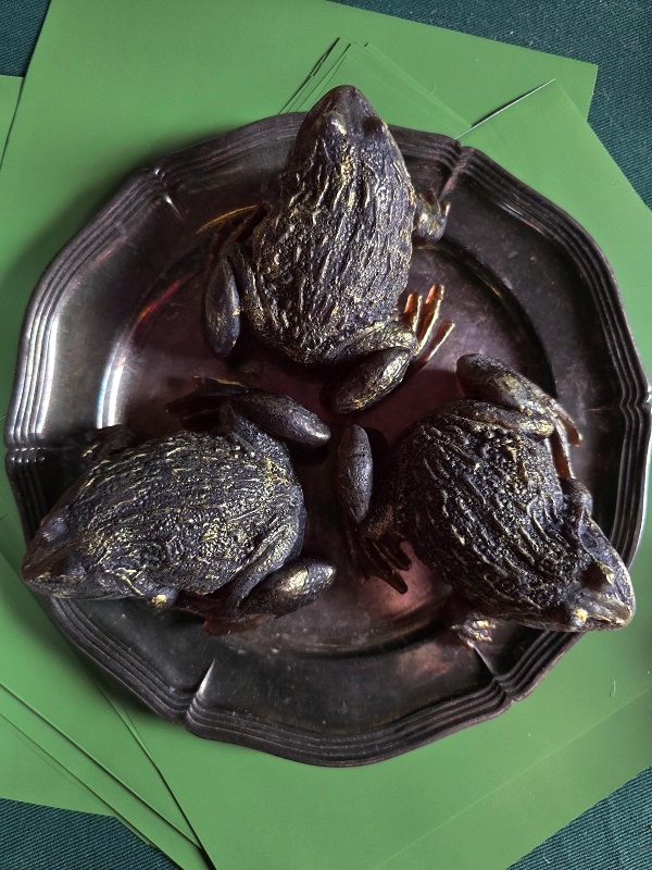 Mydło zdobione - Ropucha - glicerynowe - czekolada i wanilia - obrazek 7