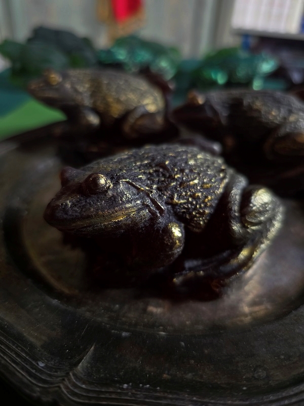 Mydło zdobione - Ropucha - glicerynowe - czekolada i wanilia